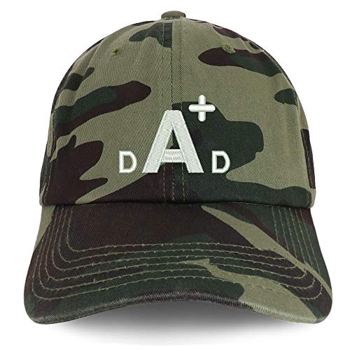 Trendy Apparel Shop A Plus Dad Embroidered Brushed Cotton Cap