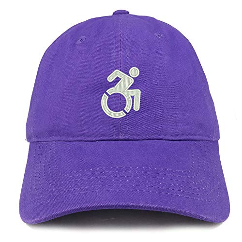 Trendy Apparel Shop Accessible Icon Embroidered Soft Crown 100% Brushed Cotton Cap