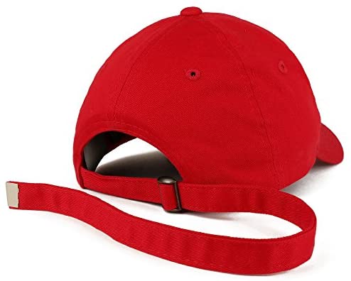 Trendy Apparel Shop Long Tail Strap Unstructured Adjustable Dad Hat