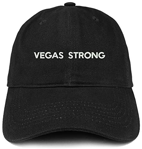 Trendy Apparel Shop Vegas Strong Embroidered Soft Cotton Dad Hat