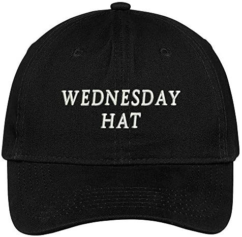 Trendy Apparel Shop Wednesday Hat Embroidered Soft Cotton Low Profile Dad Hat Baseball Cap