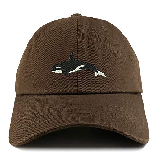 Trendy Apparel Shop Orca Killer Whale Solid Adjustable Unstructured Dad Hat