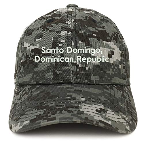 Trendy Apparel Shop Santo Domingo Embroidered Cotton Unstructured Dad Hat