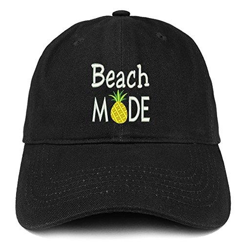 Trendy Apparel Shop Beach Mode Pineapple Embroidered Soft Cotton Dad Hat