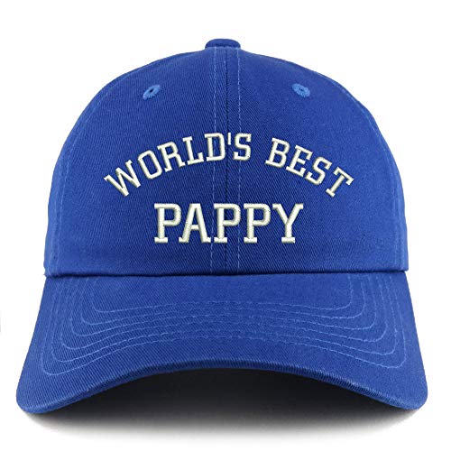 Trendy Apparel Shop World's Best Pappy Solid Adjustable Unstructured Dad Hat