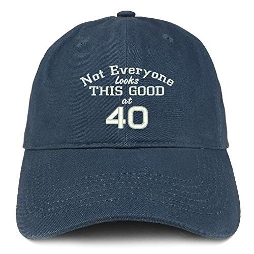 Trendy Apparel Shop 40 Embroidered Soft Crown 100% Brushed Cotton Cap