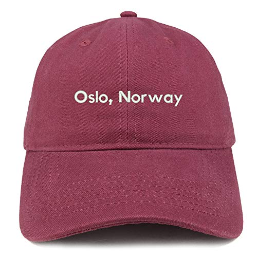 Trendy Apparel Shop Oslo Norway Embroidered Cotton Unstructured Dad Hat