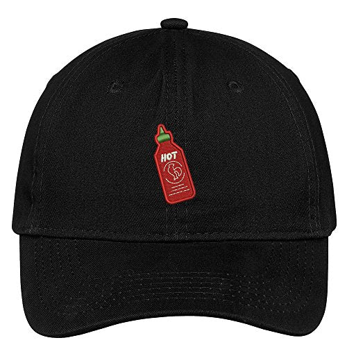 Trendy Apparel Shop Hot Sauce Embroidered 100% Quality Brushed Cotton Baseball Cap