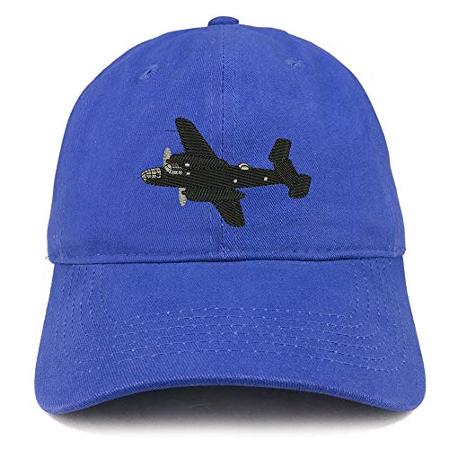 Trendy Apparel Shop Warbirds Plane Embroidered Unstructured Cotton Dad Hat