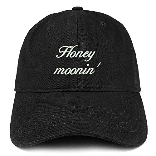 Trendy Apparel Shop Honey Moonin' Embroidered Cotton Dad Hat