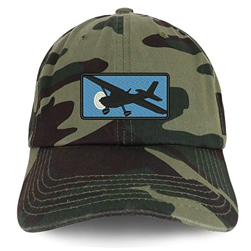 Trendy Apparel Shop Cessna Airplane Embroidered Unstructured Cotton Dad Hat