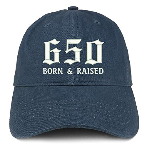 Trendy Apparel Shop 650 Born and Raised San Francisco Embroidered Brushed Cap