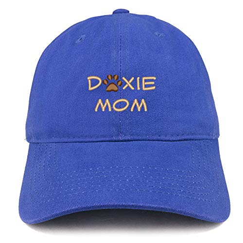 Trendy Apparel Shop Dixie Mom Embroidered 100% Cotton Adjustable Cap Dad Hat