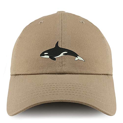 Trendy Apparel Shop Orca Killer Whale Solid Adjustable Unstructured Dad Hat