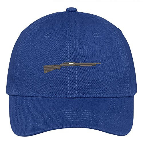 Trendy Apparel Shop Rifle Embroidered Low Profile Soft Cotton Brushed Cap