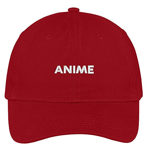 Trendy Apparel Shop Anime Embroidered Soft Low Profile Adjustable Cotton Cap