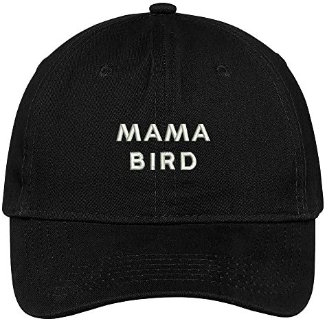 Trendy Apparel Shop Mama Bird Embroidered Soft Brushed Cotton Low Profile Cap