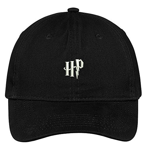 Trendy Apparel Shop Harry HP Embroidered Soft Crown 100% Brushed Cotton Cap