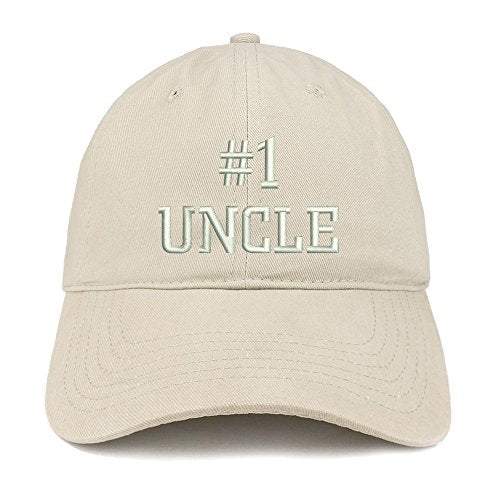 Trendy Apparel Shop Number 1 Uncle Embroidered Low Profile Soft Cotton Baseball Cap