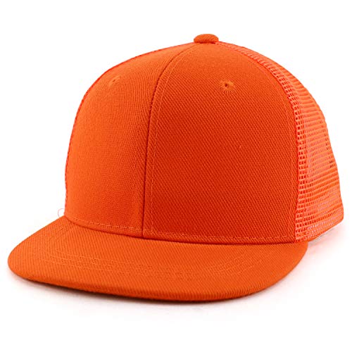 Trendy Apparel Shop Infant to Toddler Size Structured Flatbill Mesh Cap