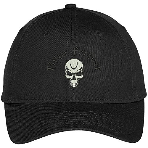 Trendy Apparel Shop Biker Forever Embroidered Adjustable Baseball Cap