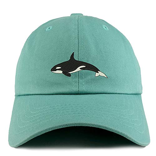 Trendy Apparel Shop Orca Killer Whale Solid Adjustable Unstructured Dad Hat