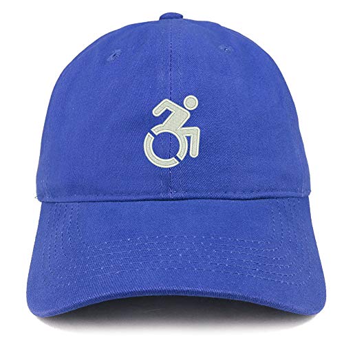 Trendy Apparel Shop Accessible Icon Embroidered Soft Crown 100% Brushed Cotton Cap