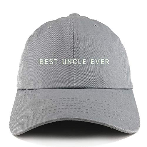 Trendy Apparel Shop Best Uncle Ever Solid Adjustable Unstructured Dad Hat