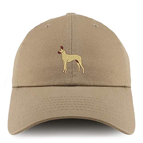 Trendy Apparel Shop Great Dane Dog Embroidered Low Profile Soft Cotton Dad Hat Cap