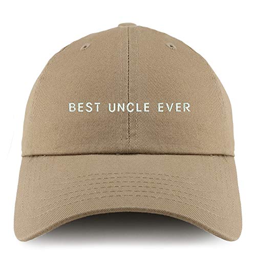 Trendy Apparel Shop Best Uncle Ever Solid Adjustable Unstructured Dad Hat