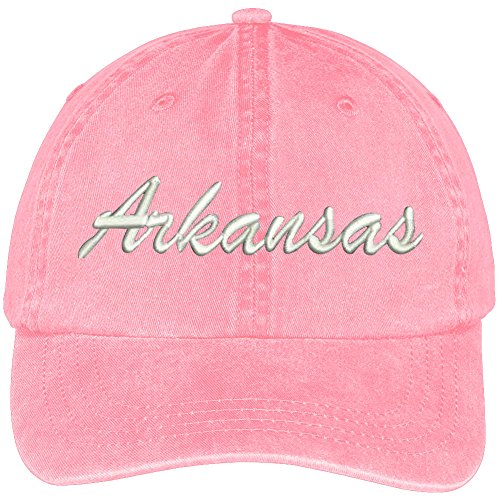 Trendy Apparel Shop Arkansas State Embroidered Low Profile Adjustable Cotton Cap