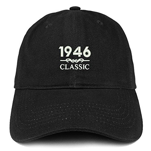 Trendy Apparel Shop Classic 1946 Embroidered Retro Soft Cotton Baseball Cap