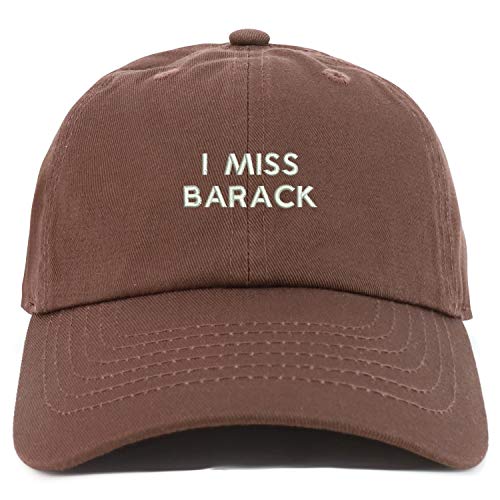 Trendy Apparel Shop Youth I Miss Barack Adjustable Soft Crown Baseball Cap