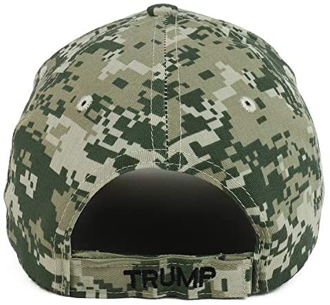 Trendy Apparel Shop 3D Trump 2020 Keep America Great Embroidered Structured Cap