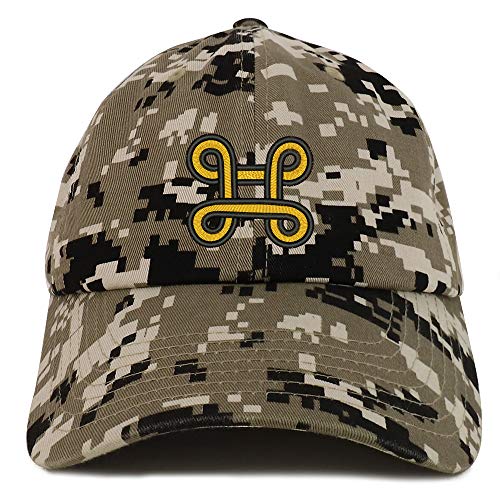 Trendy Apparel Shop Adinkra Peace Making Soft Crown 100% Brushed Cotton Cap