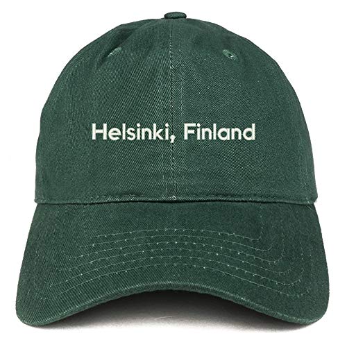 Trendy Apparel Shop Helsinki Finland Embroidered Cotton Unstructured Dad Hat