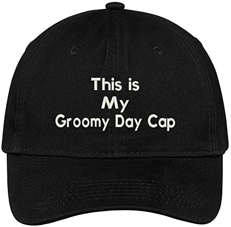 Trendy Apparel Shop This is My Groomy Day Cap Embroidered Brushed 100% Cotton Baseball Cap