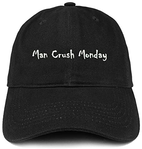 Trendy Apparel Shop Man Crush Monday Embroidered Soft Cotton Dad Hat