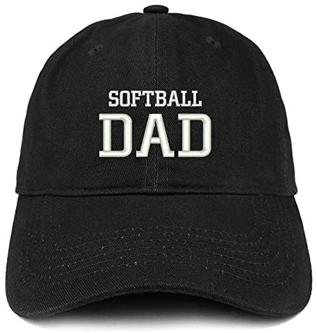 Trendy Apparel Shop Softball Dad Embroidered Soft Cotton Dad Hat