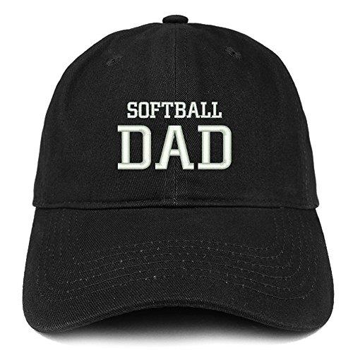 Trendy Apparel Shop Softball Dad Embroidered Soft Cotton Dad Hat