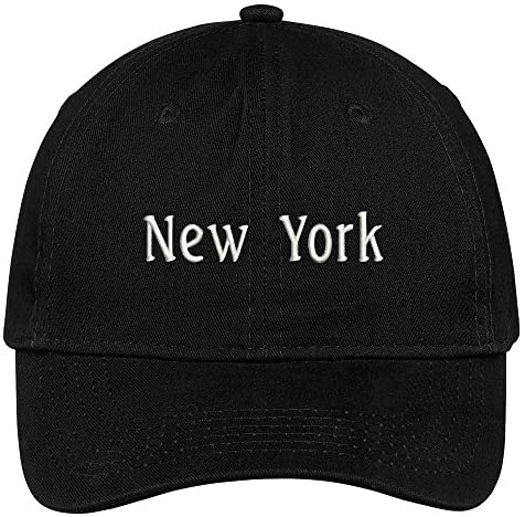 Trendy Apparel Shop New York City Embroidered Low Profile 100% Cotton Adjustable Cap