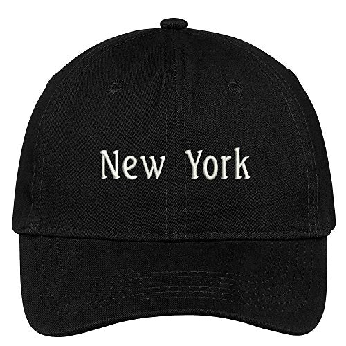 Trendy Apparel Shop New York City Embroidered Low Profile 100% Cotton Adjustable Cap