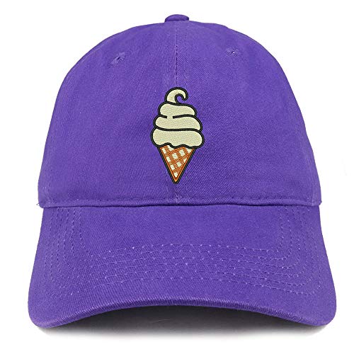 Trendy Apparel Shop Soft Serve Ice Cream Soft Crown 100% Brushed Cotton Cap