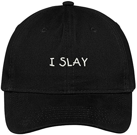 Trendy Apparel Shop Slay Embroidered Adjustable Cotton Cap