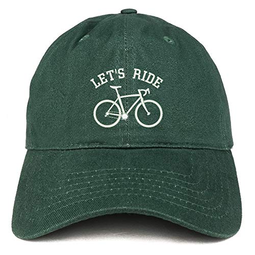 Trendy Apparel Shop Let's Ride Embroidered Unstructured Cotton Dad Hat