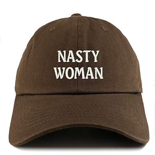 Trendy Apparel Shop Nasty Woman Solid Adjustable Unstructured Dad Hat