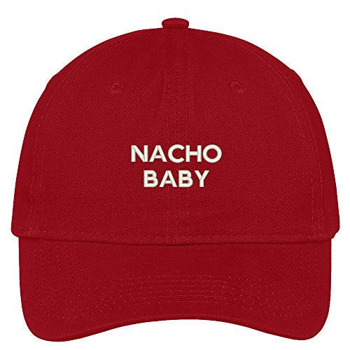 Trendy Apparel Shop Nacho Baby 100% Brushed Cotton Adjustable Baseball Cap