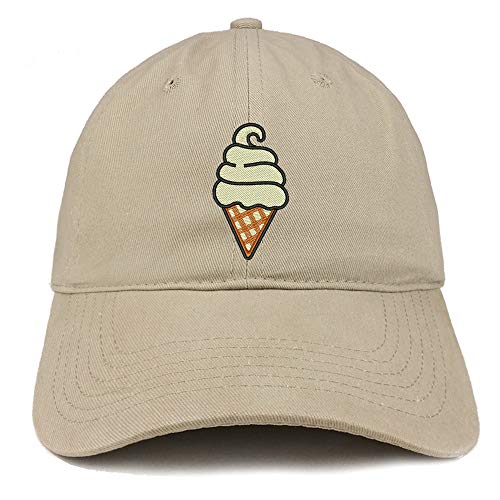 Trendy Apparel Shop Soft Serve Ice Cream Soft Crown 100% Brushed Cotton Cap