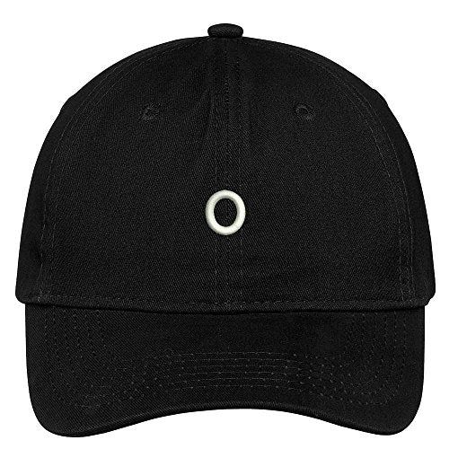 Trendy Apparel Shop Letter O Block Font Embroidered Dad Hat Cotton Baseball Cap -