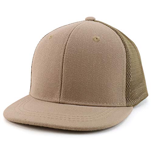 Trendy Apparel Shop Infant to Toddler Size Structured Flatbill Mesh Cap